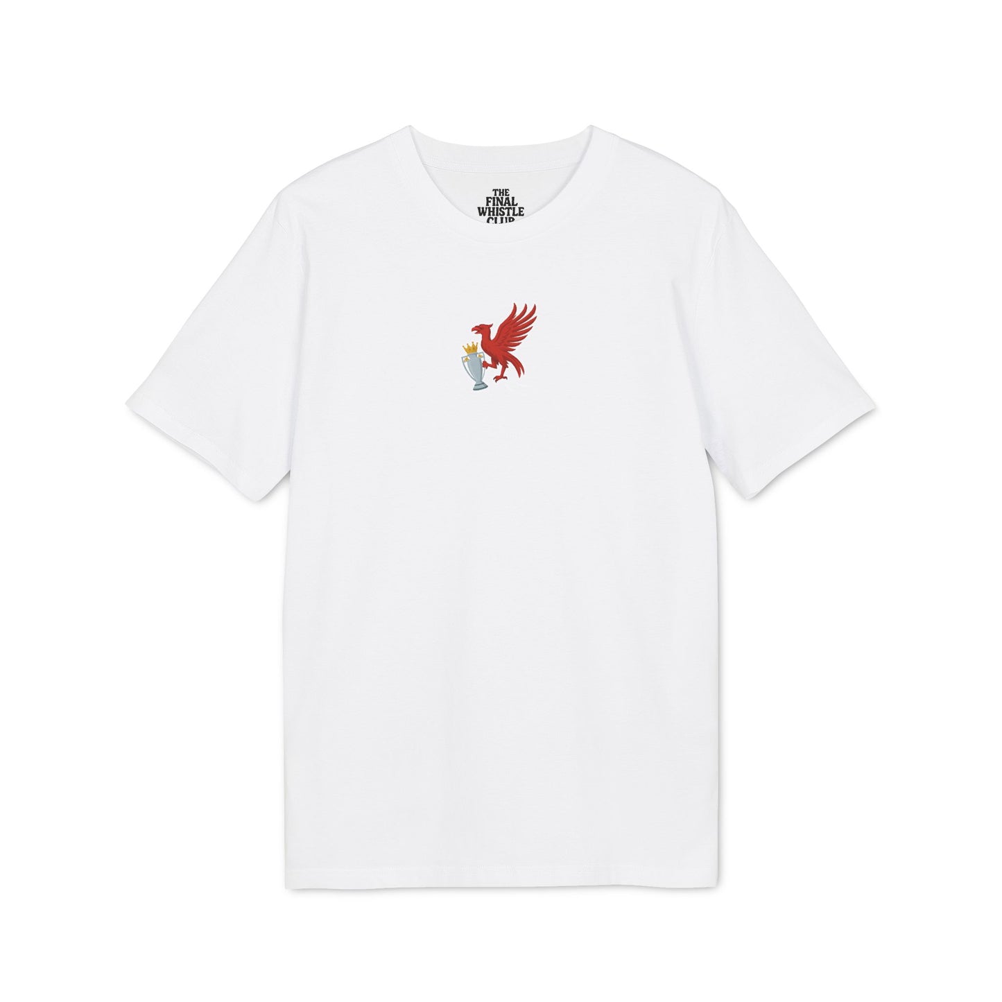 Liverbird Prem Trophy Winners T-Shirt | Sticker Style