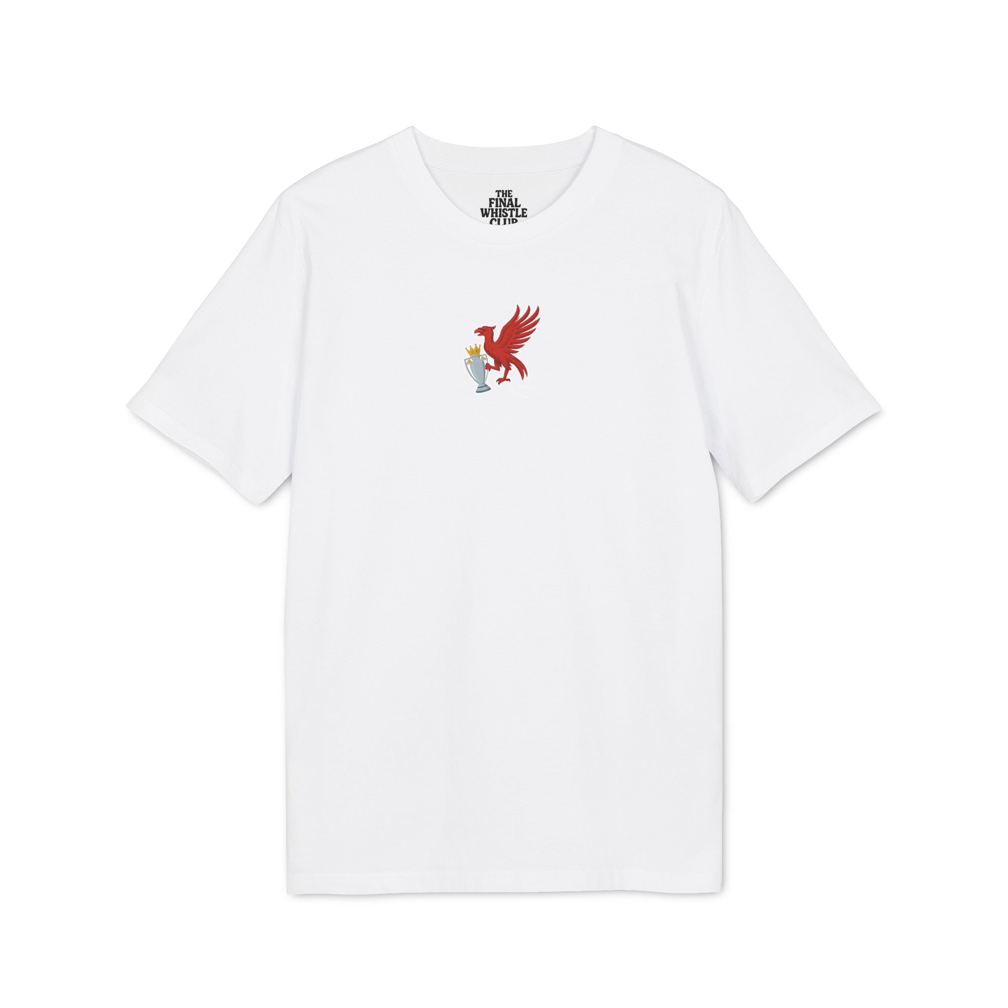 Liverbird Prem Trophy Winners T-Shirt | Sticker Style