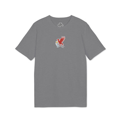 Liverbird Prem Trophy Winners T-Shirt | Sticker Style