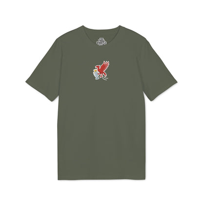 Liverbird Prem Trophy Winners T-Shirt | Sticker Style
